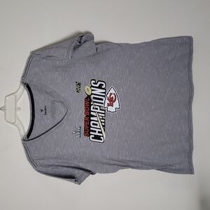 Fanatics super bowl champions Kansas City football tee shirt women's size XL